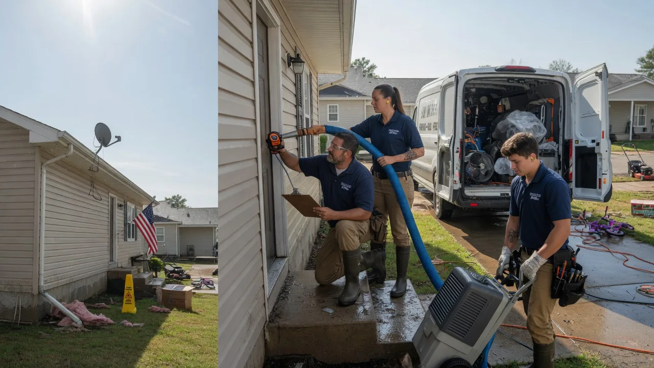 Ceiling Water Damage Restoration in Malone, FL near me